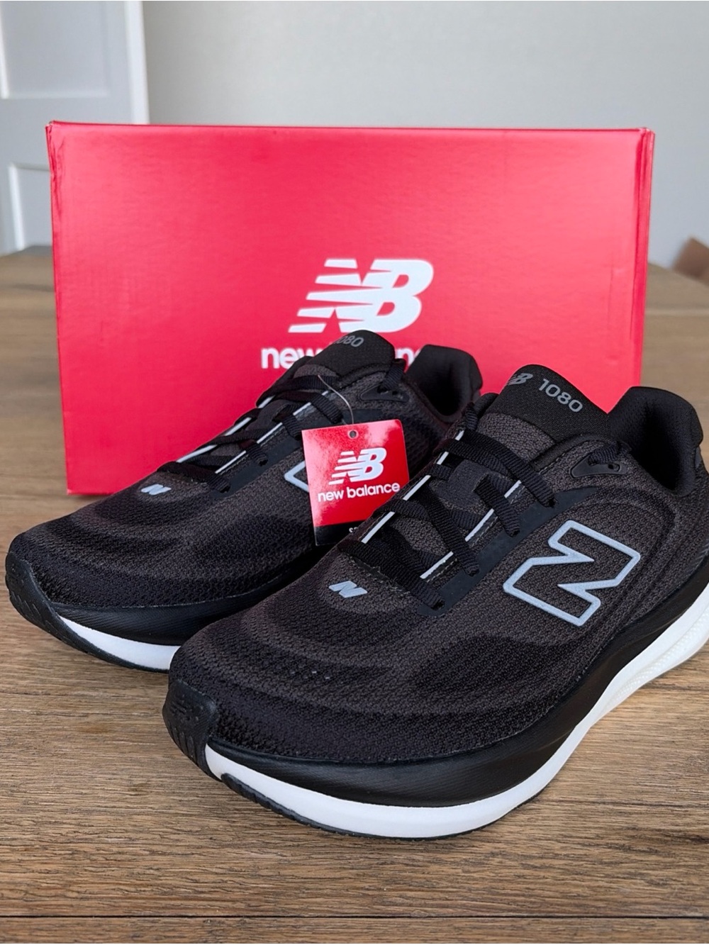 Size 6/6.5/7.5/8/8.5 New Balance 1080v15 Running Shoes Black/Slate Grey W1080815